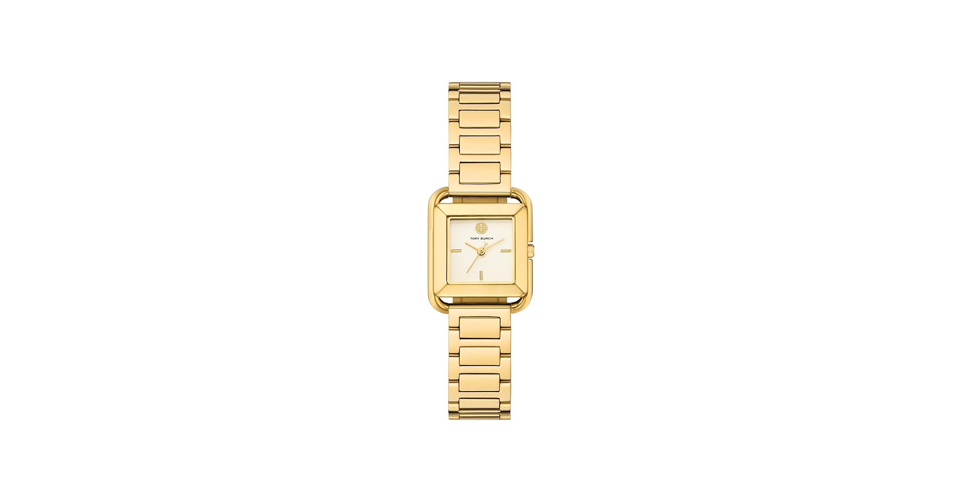 Amazon.com: Tory Burch Women's Kira Square Gold Stainless